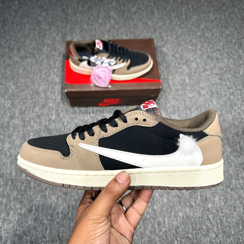 Travis Scott x Air Jordan 1 Low Dark Mocha Black