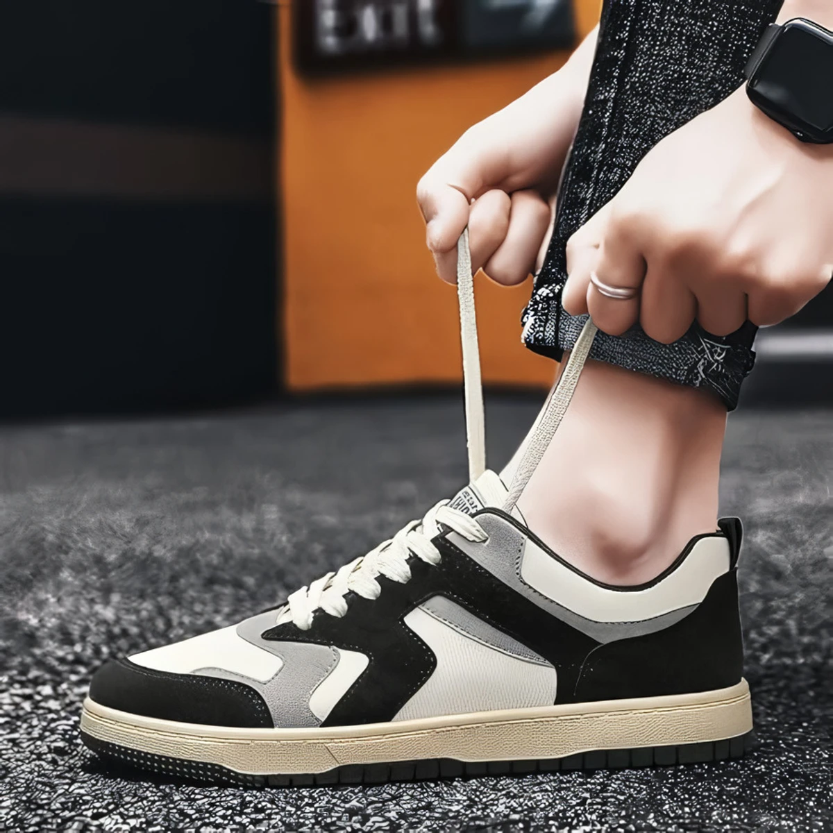 Retro Canvas  Casual  Sneakers Shoes for Men-CH001