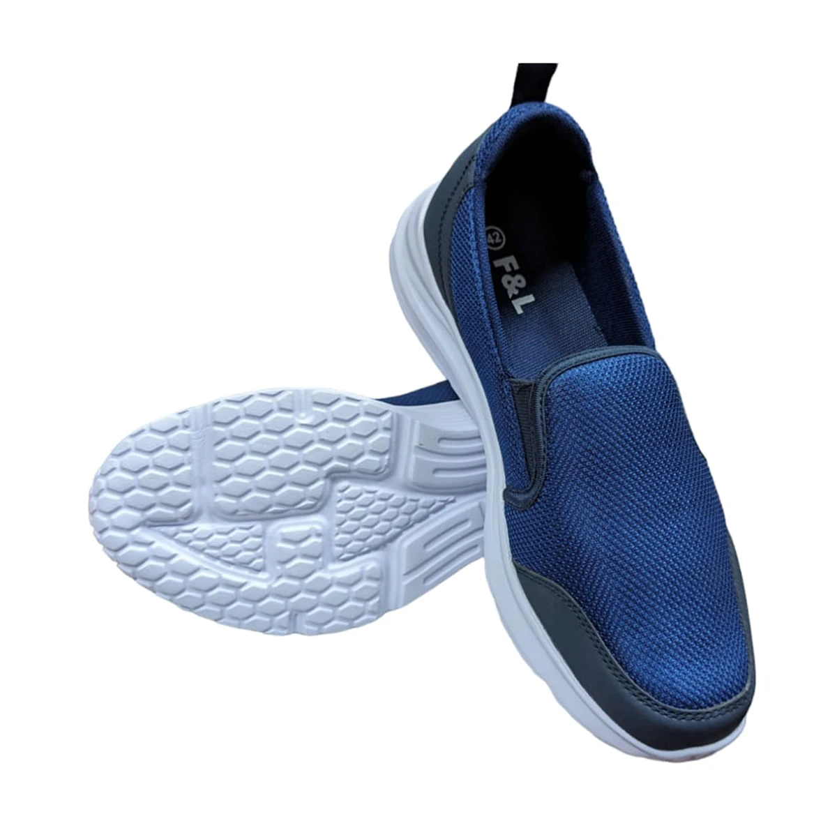 Lightweight Unisex Mesh Walking Sports Shoes - Blue - FLMN-20