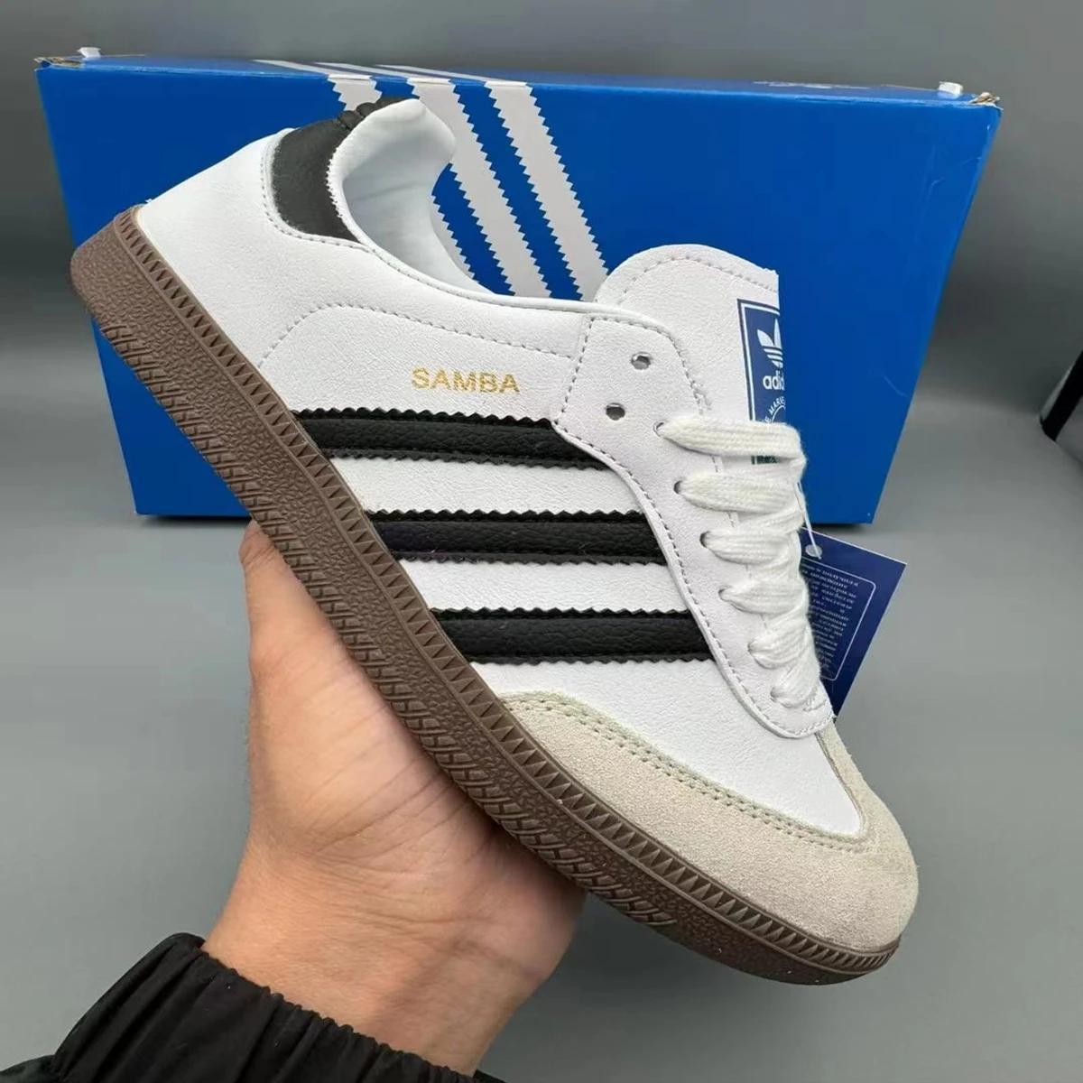 ADIDAS Samba OG Shoes Cloud  White (1:1)